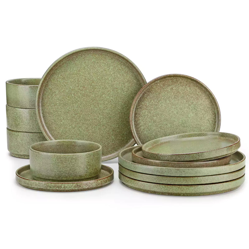 Webb Straight-Edge 12 Piece Dinnerware Set - Image 10