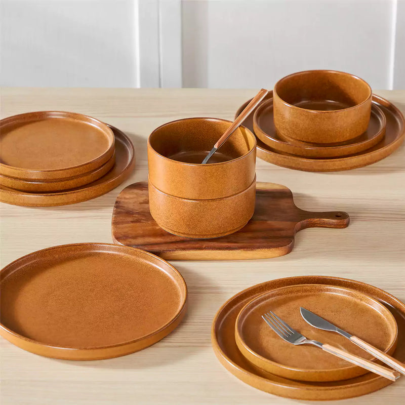 Webb Straight-Edge 12 Piece Dinnerware Set - Image 32