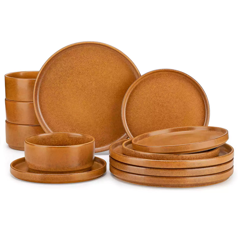 Webb Straight-Edge 12 Piece Dinnerware Set - Image 28