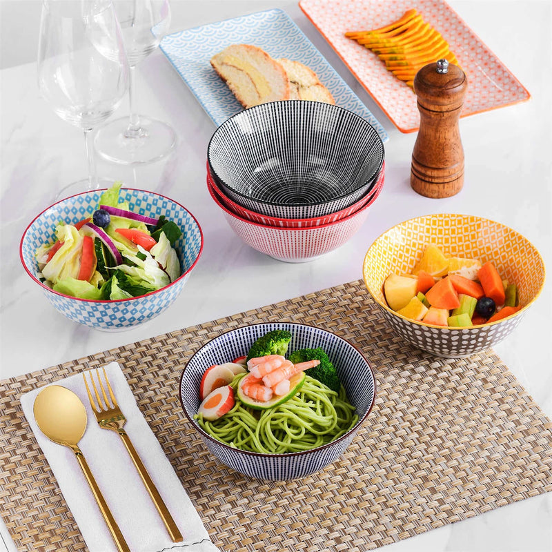 Porcelain Bowls 24oz Set of 6 - Image 2