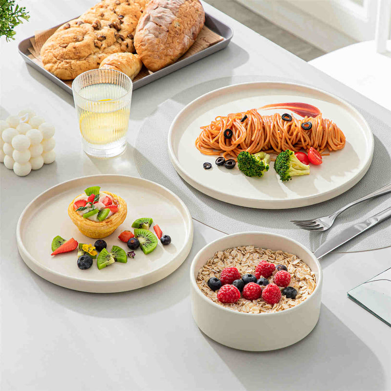 Venus 12 Piece Semi-Matte Dinnerware Set - Image 2