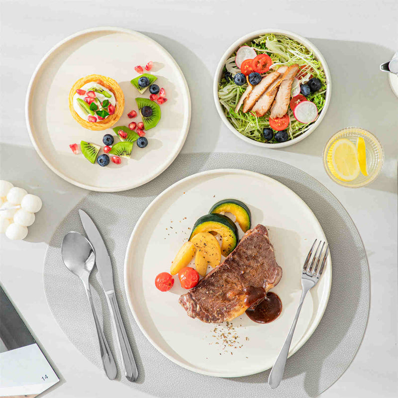 Venus 12 Piece Semi-Matte Dinnerware Set - Image 6