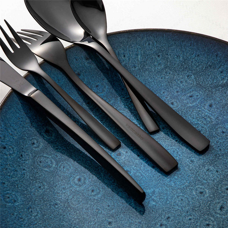 30 Piece Flatware Set Squared Tip Service for 6 - Image 18