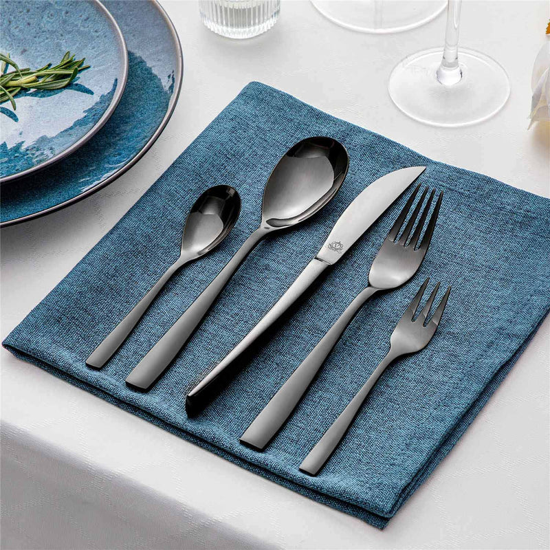 30 Piece Flatware Set Squared Tip Service for 6 - Image 17