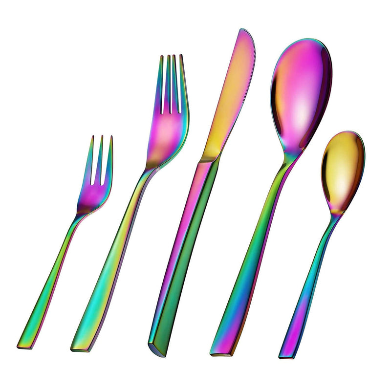 30 Piece Flatware Set Squared Tip Service for 6 - Image 30
