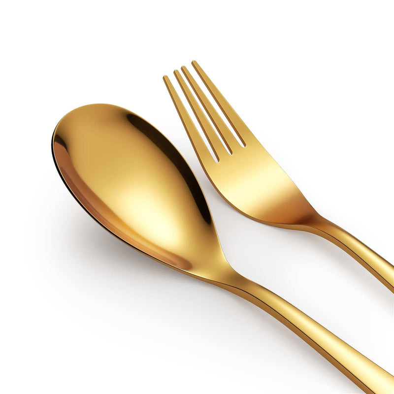 30 Piece Flatware Set Squared Tip Service for 6 - Image 3