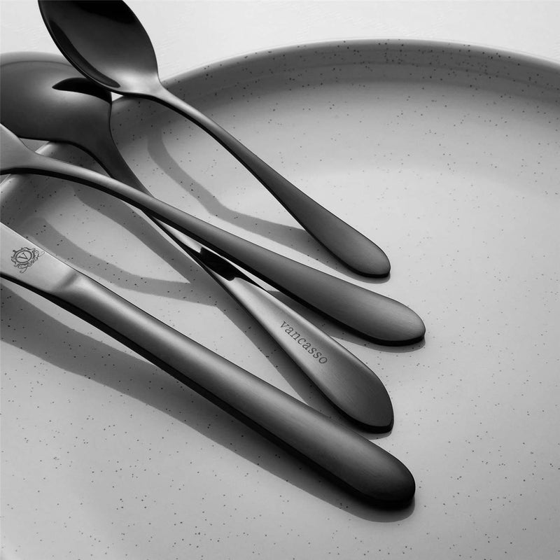 24 Piece Flatware Set Rounded Tip Service for 6 - Image 16