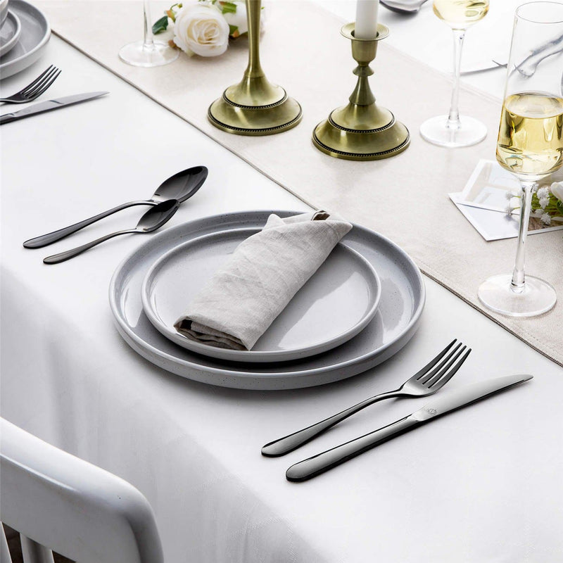 24 Piece Flatware Set Rounded Tip Service for 6 - Image 14