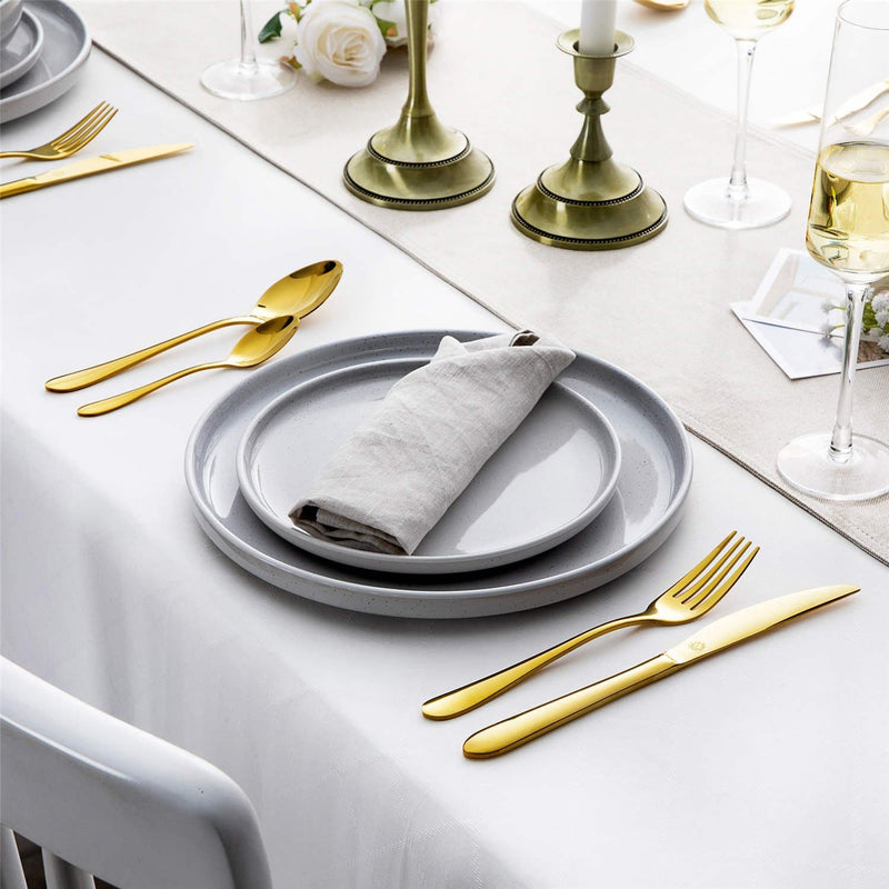 24 Piece Flatware Set Rounded Tip Service for 6 - Image 6
