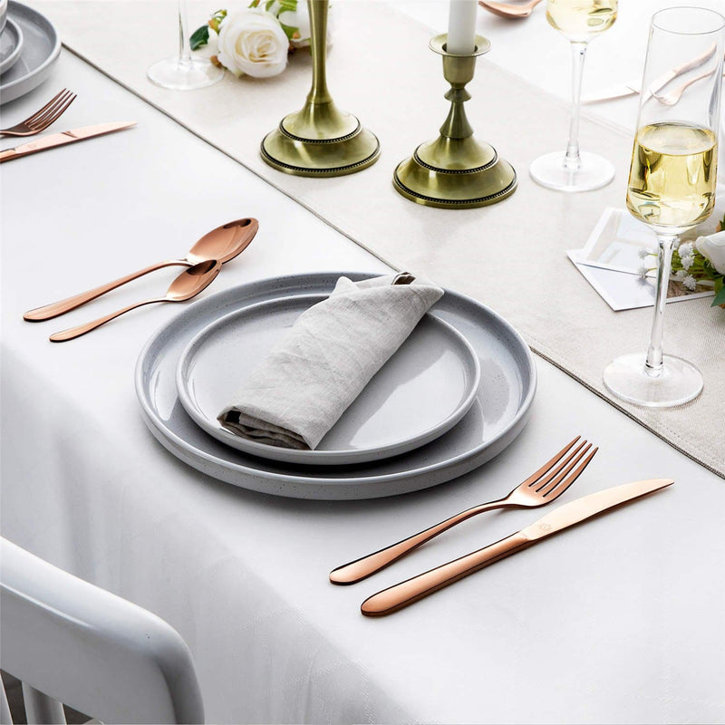 24 Piece Flatware Set Rounded Tip Service for 6 - Image 23
