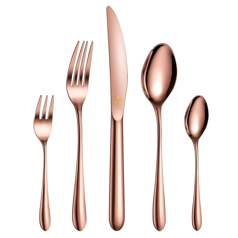 30 Piece Flatware Set Rounded Tip Service for 6 - Image 27