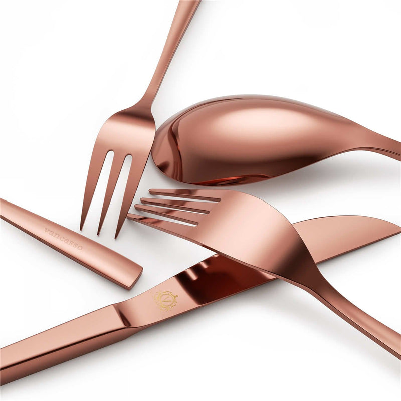 30 Piece Flatware Set Squared Tip Service for 6 - Image 21