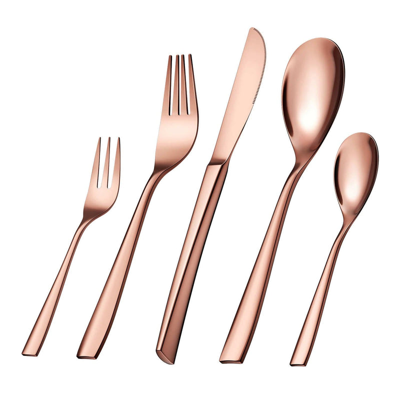 30 Piece Flatware Set Squared Tip Service for 6 - Image 20