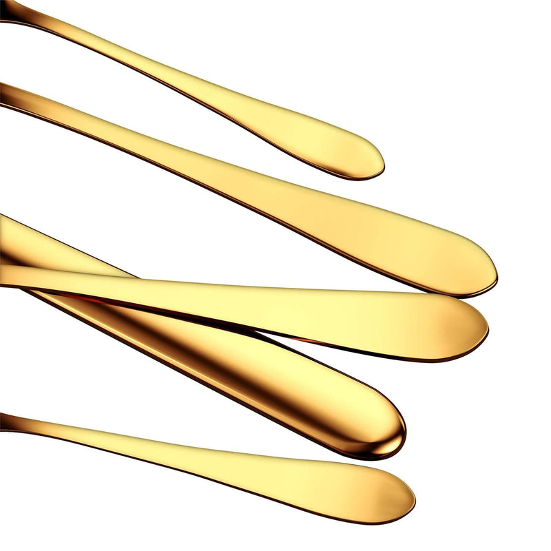 24 Piece Flatware Set Rounded Tip Service for 6 - Image 2